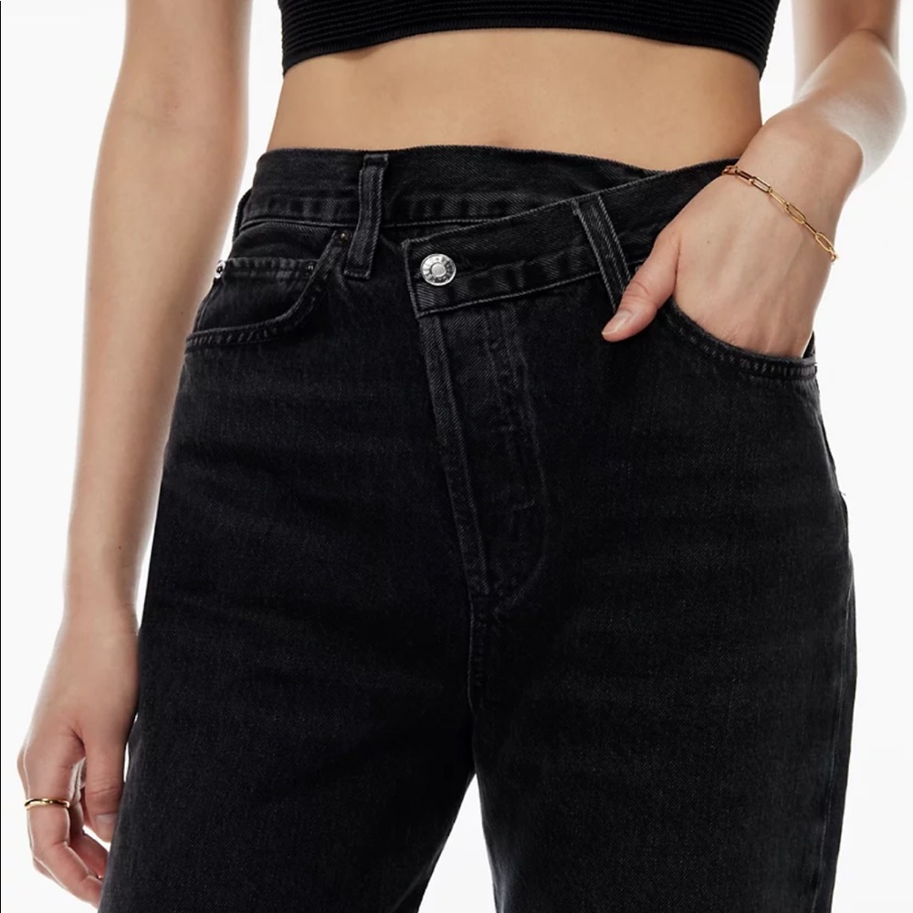 AGolde Criss Cross Denim